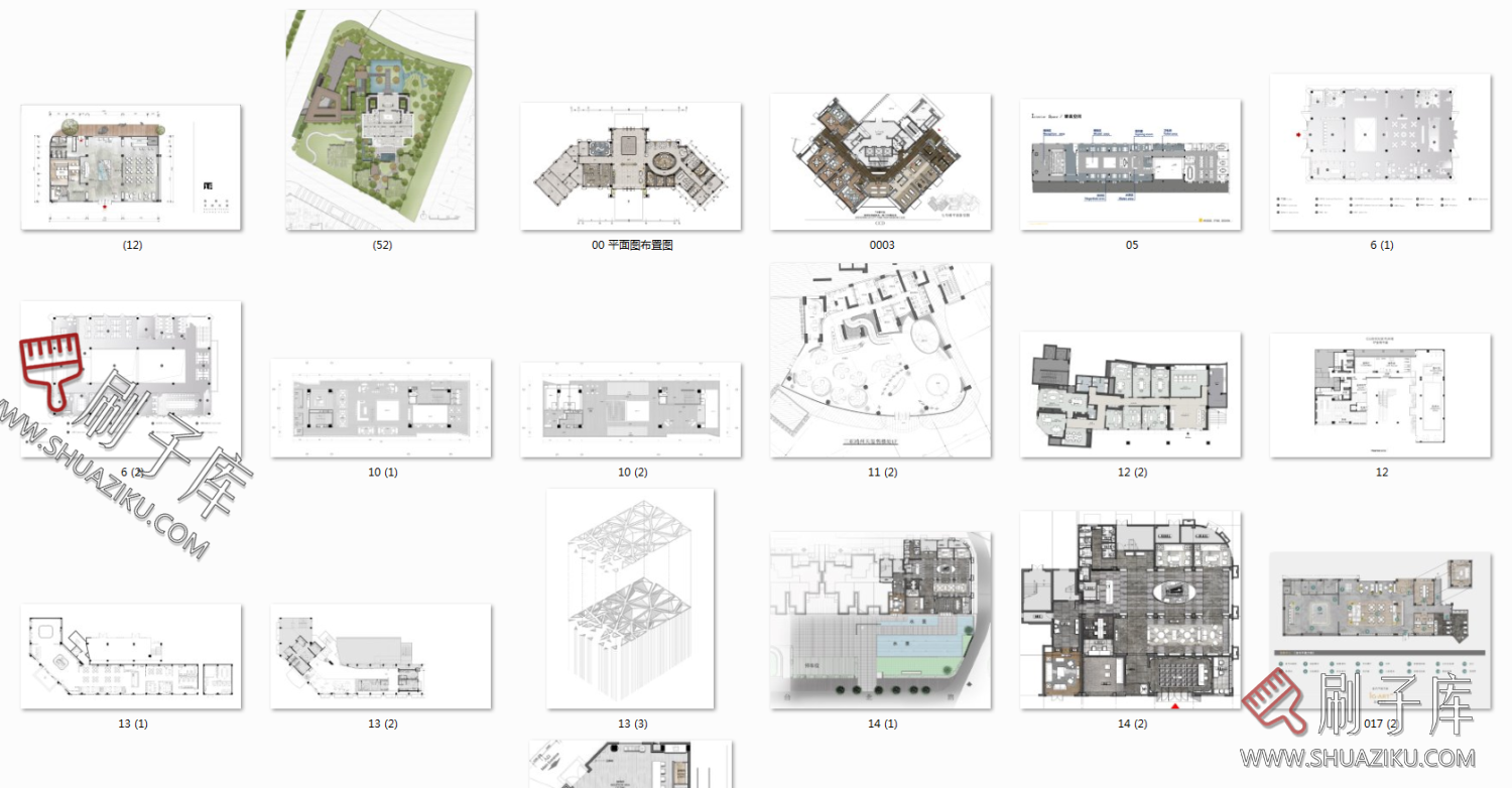 图片[27]-九大类商业空间平立面布置方案合集-刷子库