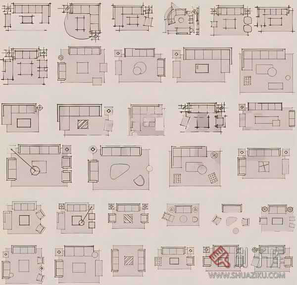 SketchBook方案手绘家具材质笔刷-刷子库
