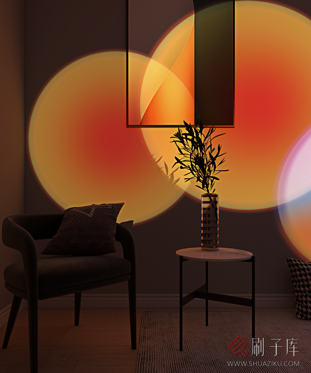 图片[1]-网红夕阳破晓落日灯-刷子库