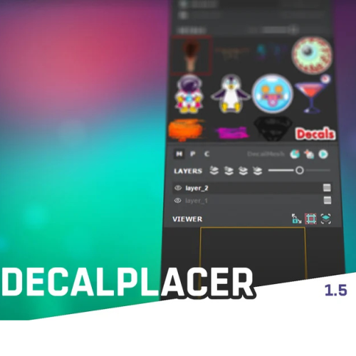 DecalPlacer 1.5 贴图摆放-刷子库