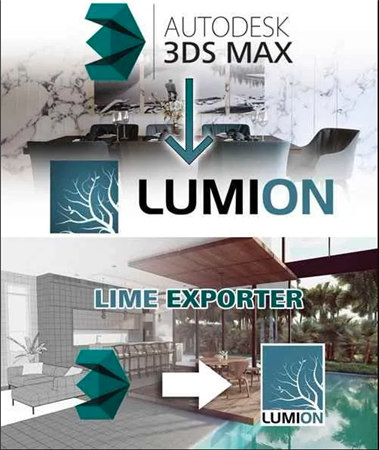 3DsMax的纹理和场景导出到Lumion插件精简免安装且汉化版 .ms原文件-刷子库