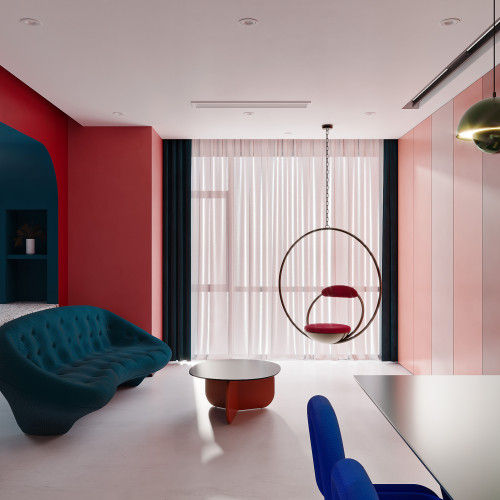 单身公寓客餐厅写实场景-刷子库