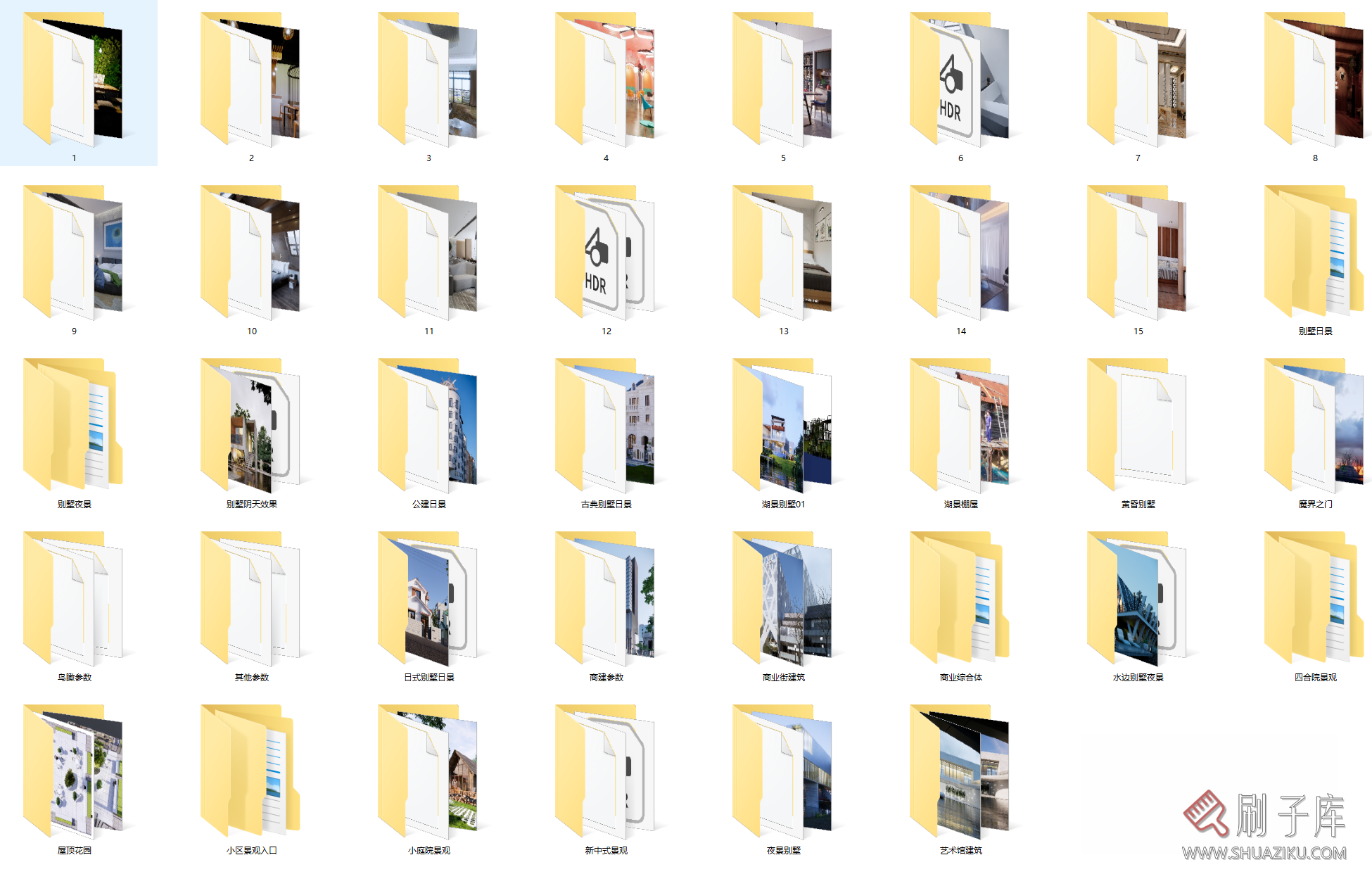 图片[1]-ENSCAPE高级渲染参数预设合集 73个-刷子库