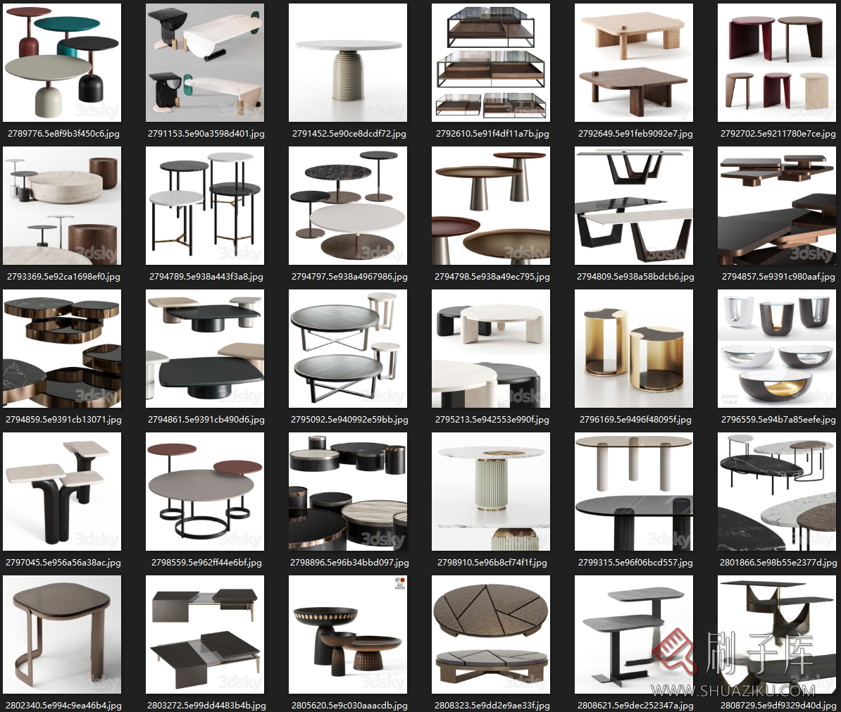 图片[8]-3dsky茶几 边几高质量模型600个-刷子库