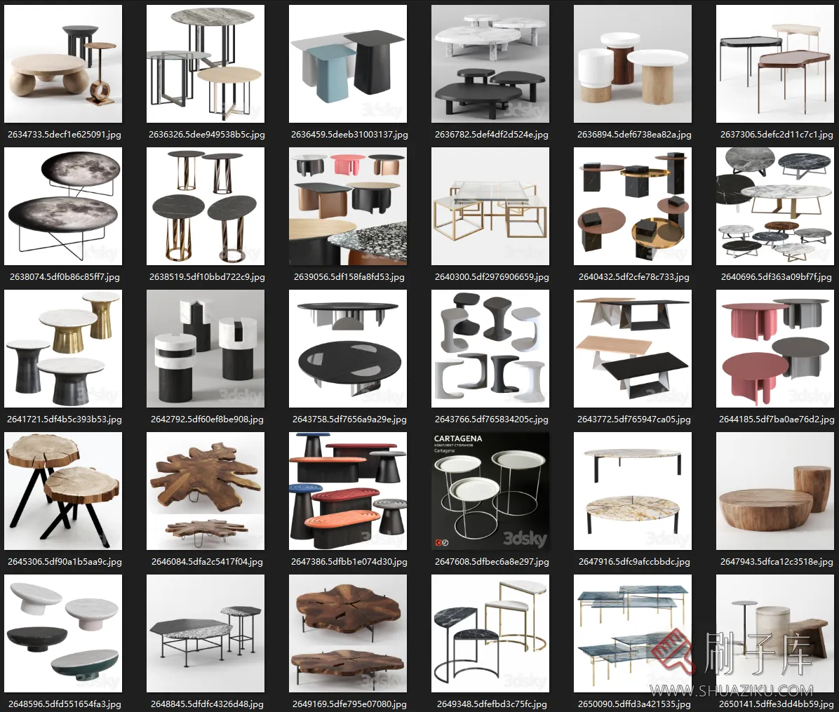 图片[11]-3dsky茶几 边几高质量模型600个-刷子库
