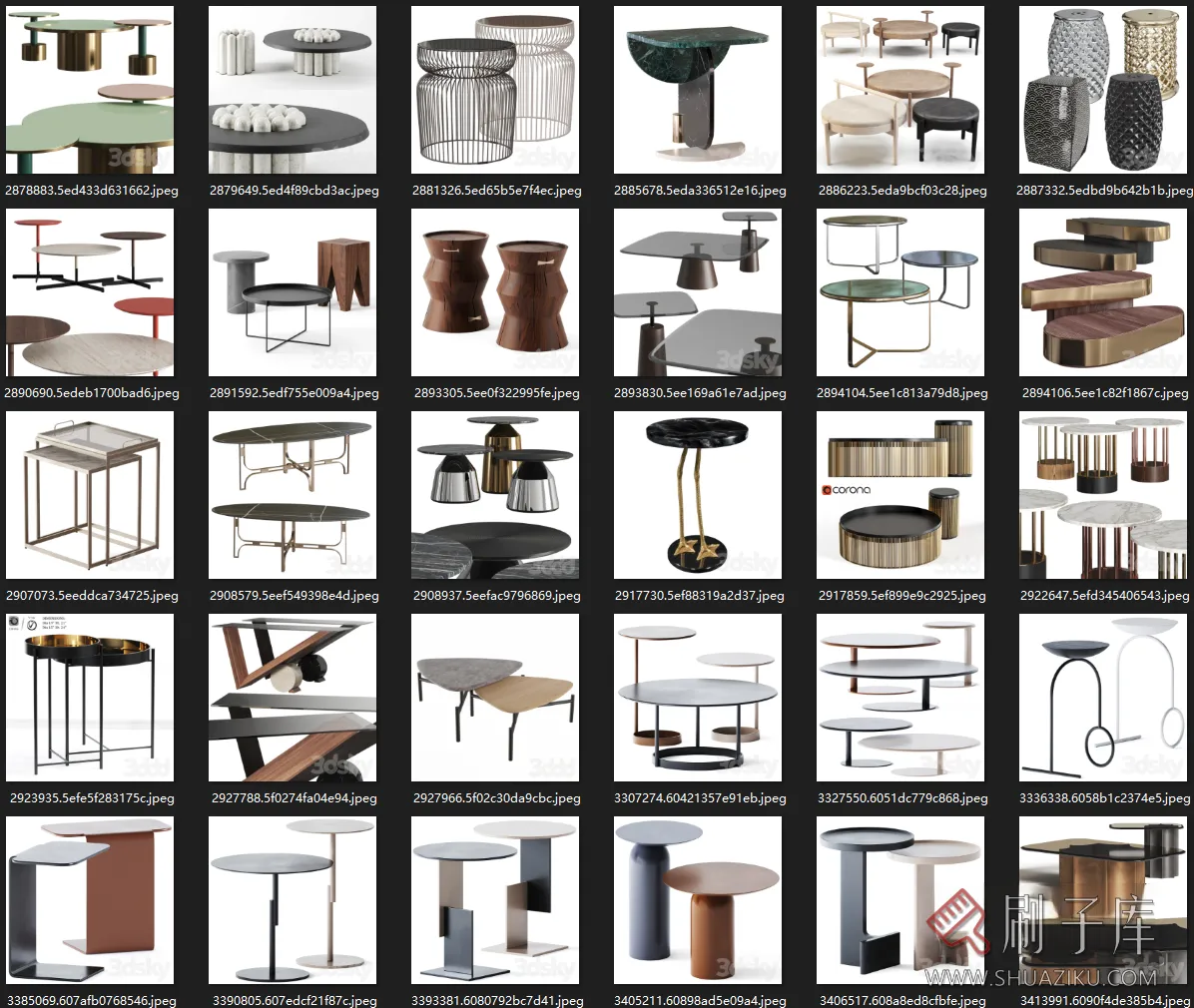 图片[18]-3dsky茶几 边几高质量模型600个-刷子库