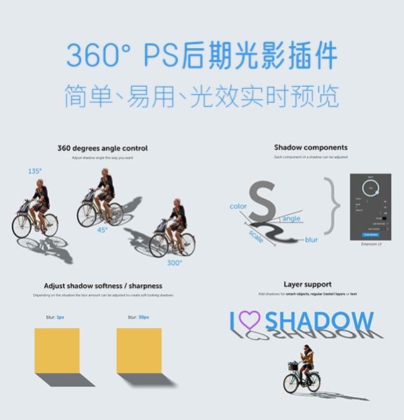 PS效果图后期360°光影插件-刷子库