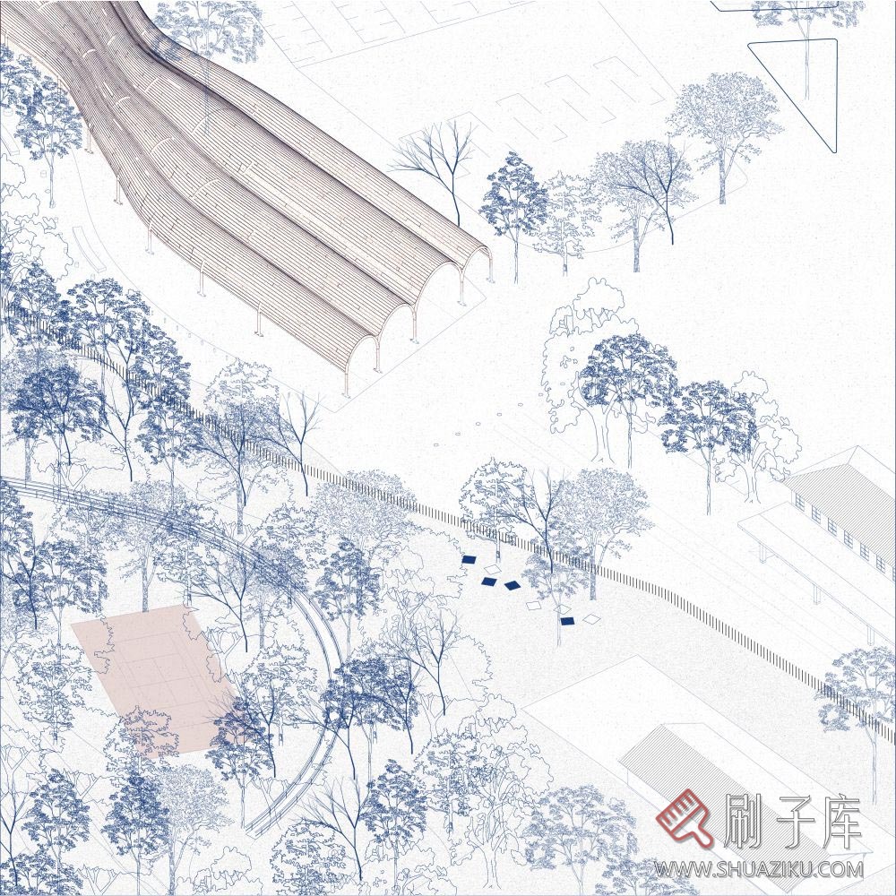 【设计师必备】120张街道景观创意分析图-4