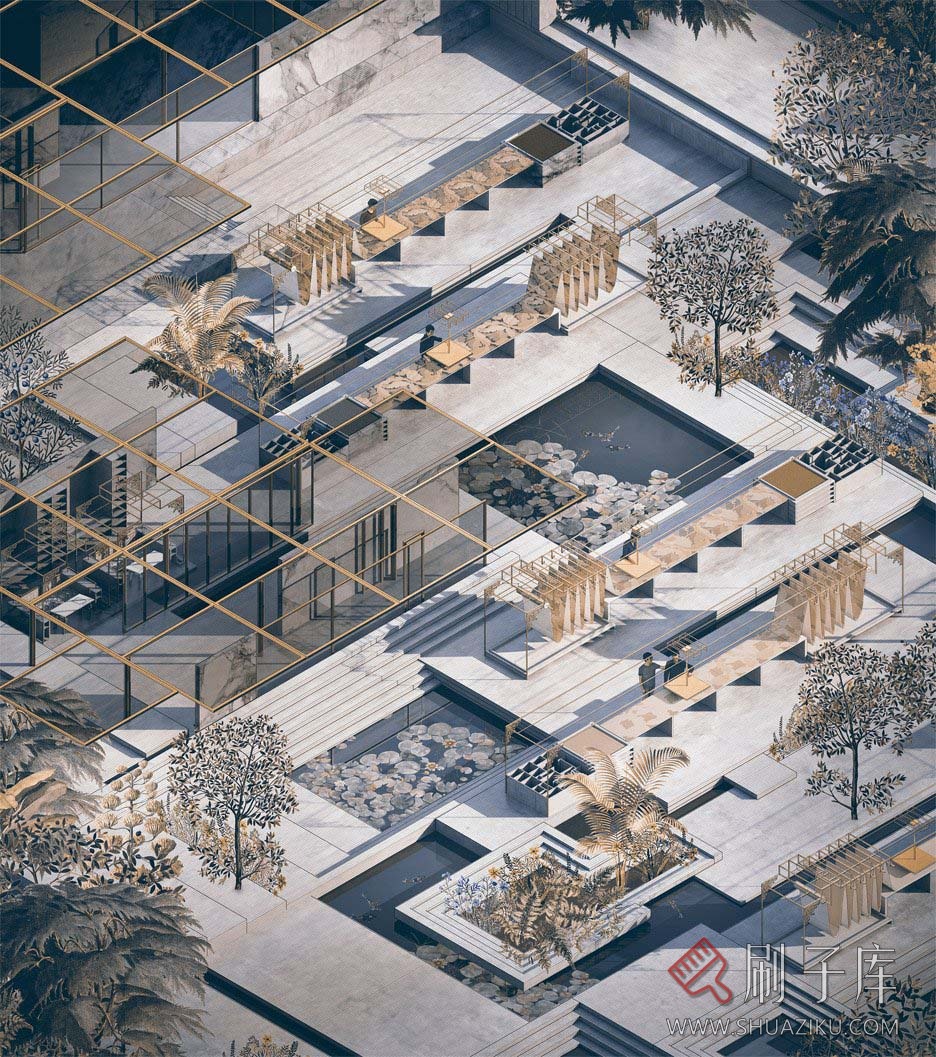 【设计师必备】120张街道景观创意分析图-6