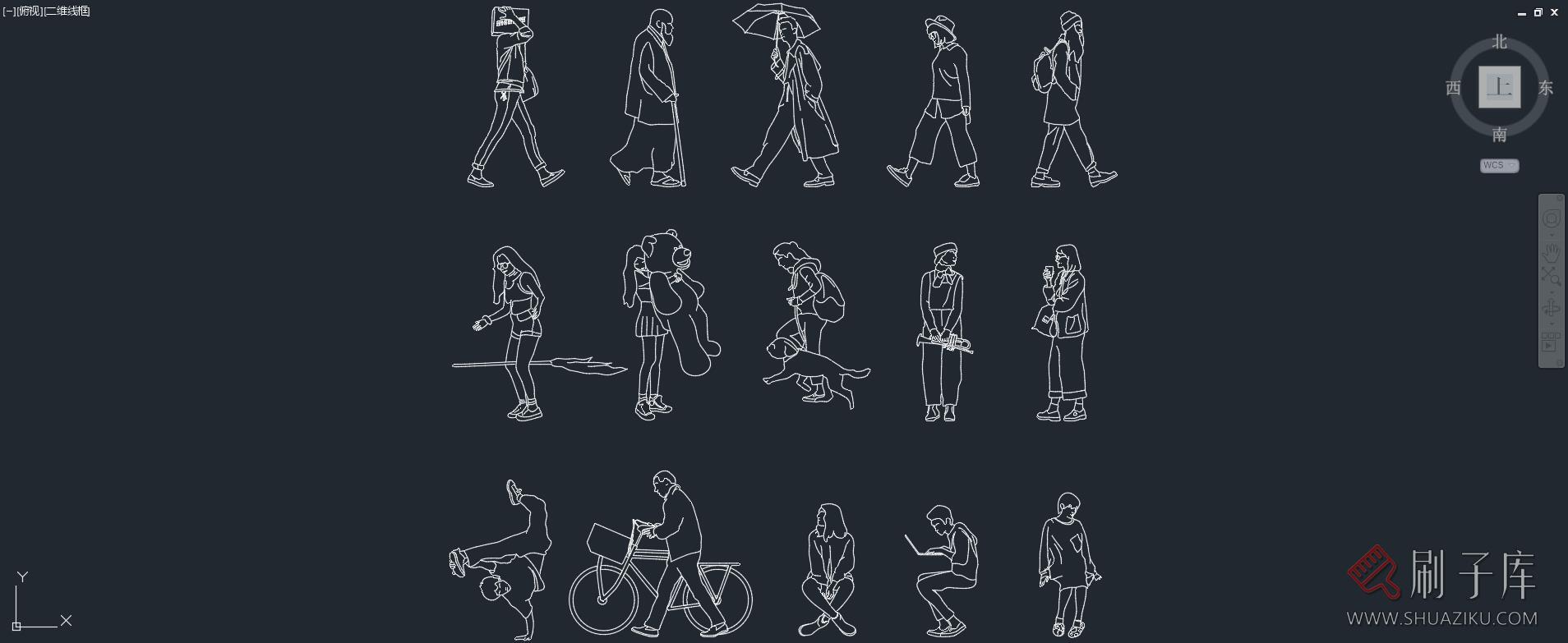 15个创意立面人物图集，AI+CAD+PSD+PNG-2