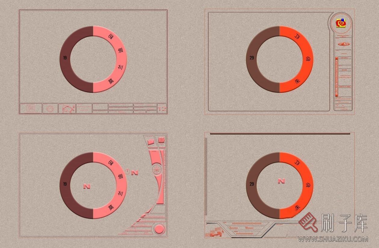 图片[3]-国外创意CAD图框模板-刷子库