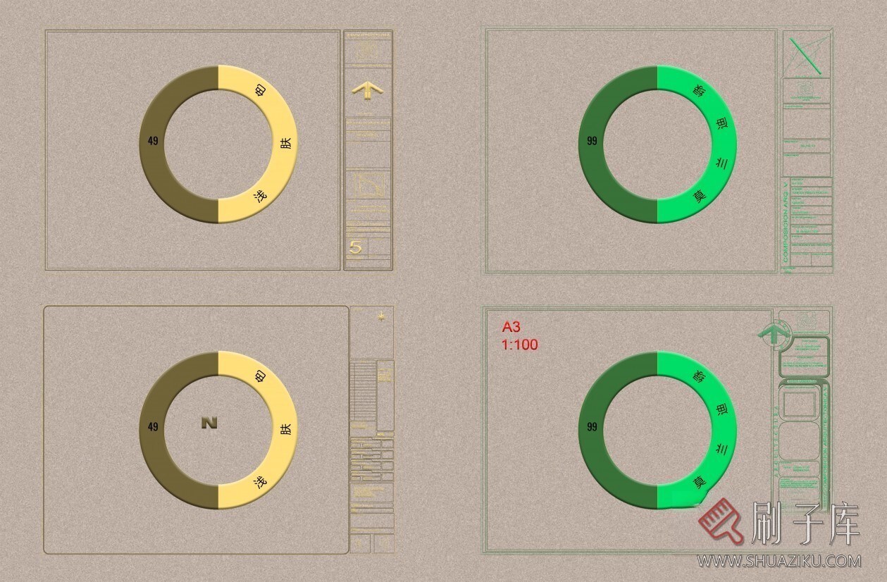 图片[5]-国外创意CAD图框模板-刷子库