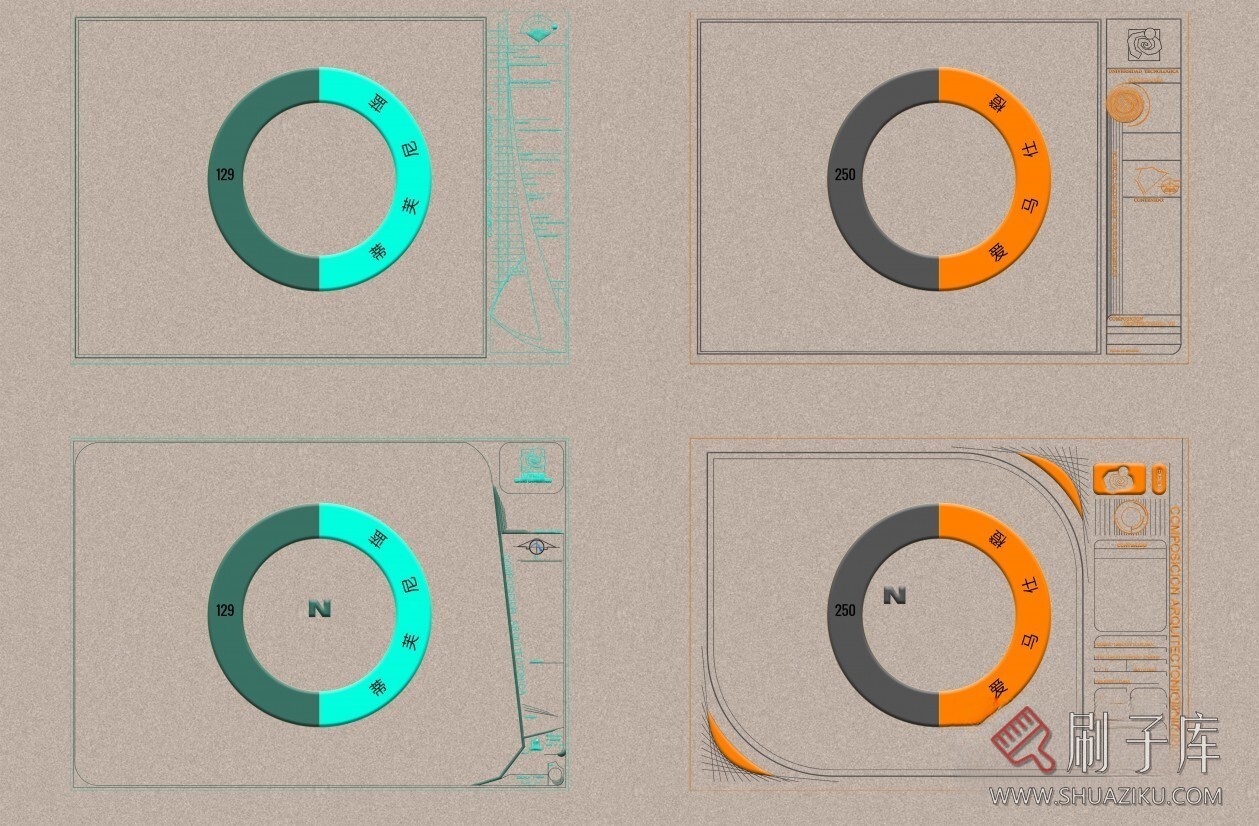 图片[9]-国外创意CAD图框模板-刷子库