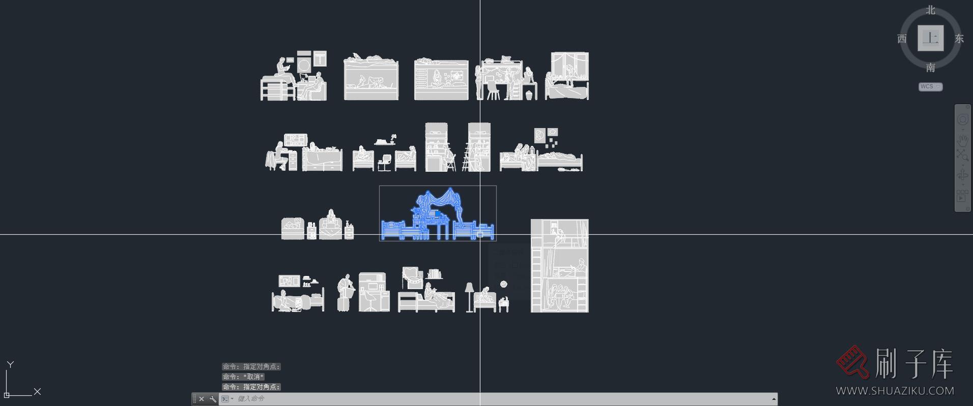 16个学生公寓场景矢量图集,AI+CAD+PSD+PNG-3 16个学生公寓场景矢量图集,AI+CAD+PSD+PNG-3