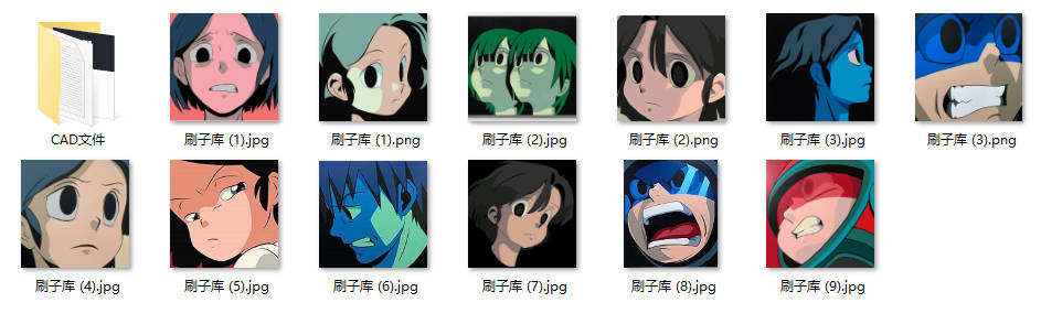 图片[2]-高清卡通挂画贴图【含同款CAD】-刷子库