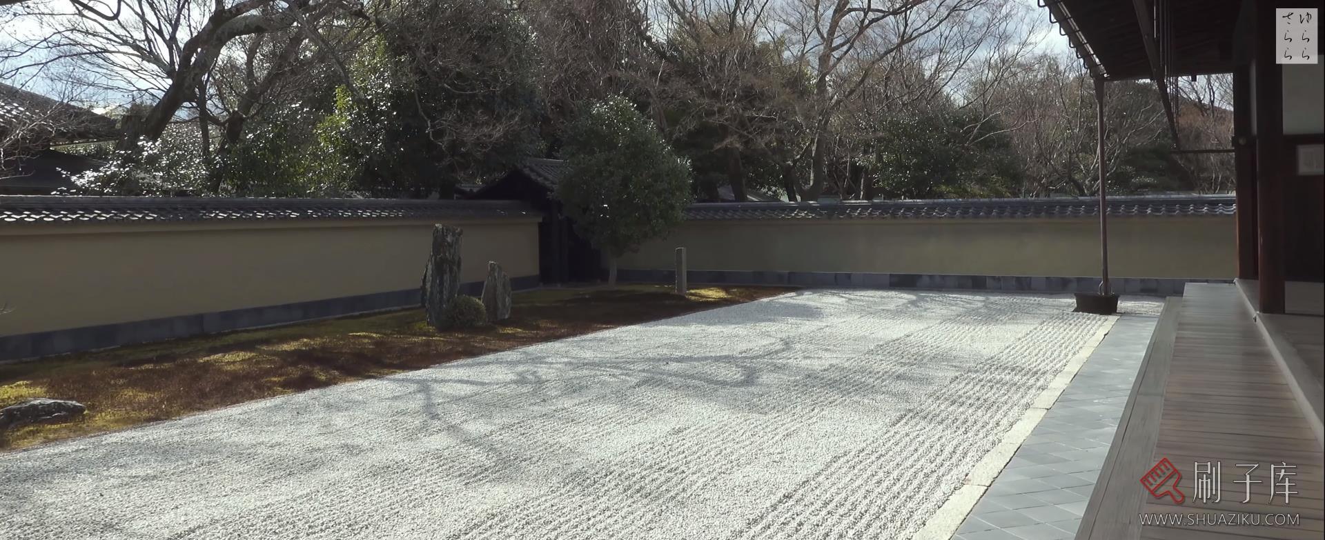 [4K]黄梅院・大德寺OUBAI-IN GARDEN-日式侘寂庭院-4