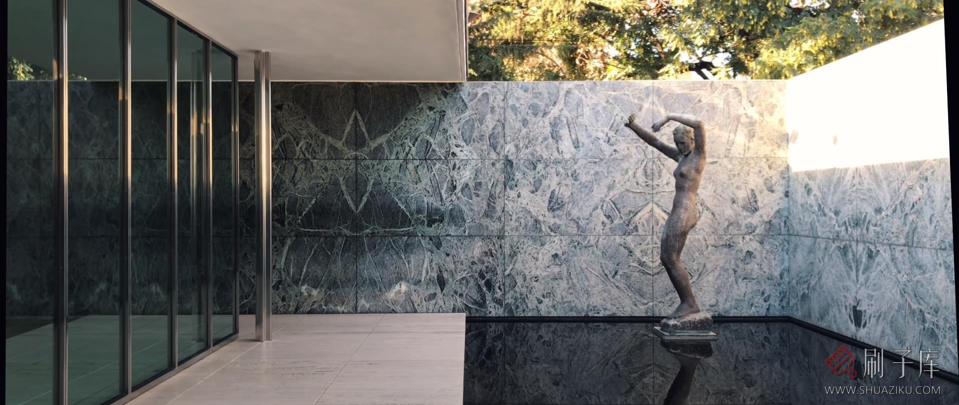 4K-密斯·凡德罗-巴塞罗那世博会德国馆-2 4K-密斯·凡德罗-巴塞罗那世博会德国馆-2