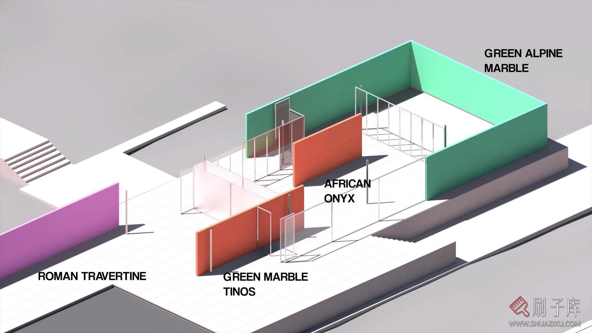4K-密斯·凡德罗-巴塞罗那世博会德国馆-7 4K-密斯·凡德罗-巴塞罗那世博会德国馆-7