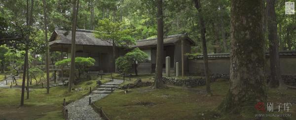 [4K]西芳寺 / 苔寺-日式侘寂·庭院-刷子库
