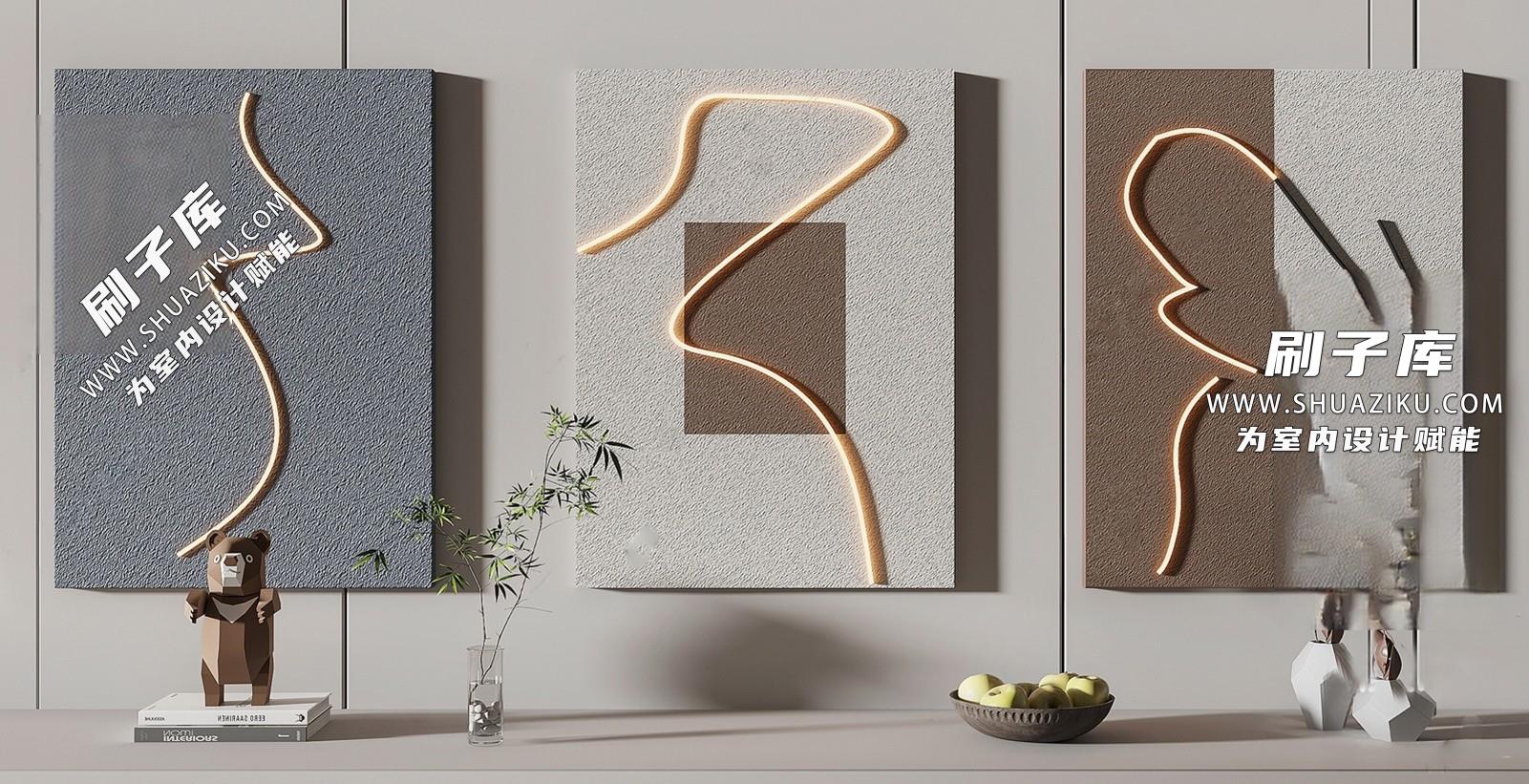 图片[2]-精选墙饰3dmax模型-刷子库