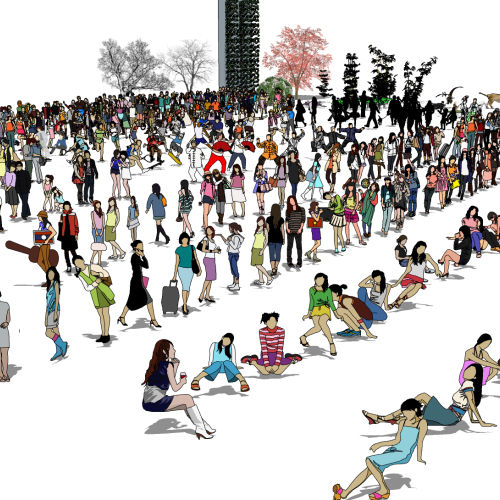 二维su人物植物素材-刷子库