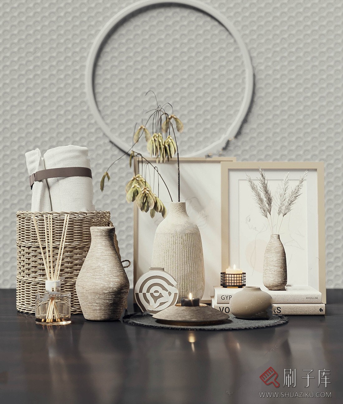 图片[8]-SU侘寂风装饰品模型（带材质贴图）-刷子库