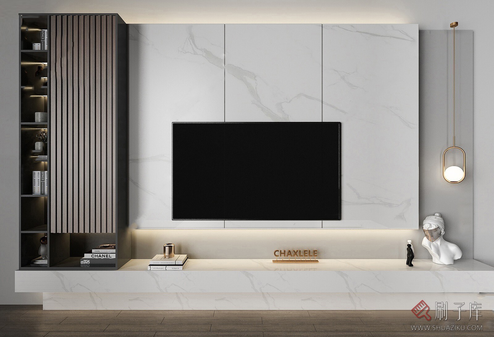 图片[5]-SU电视墙模型-刷子库