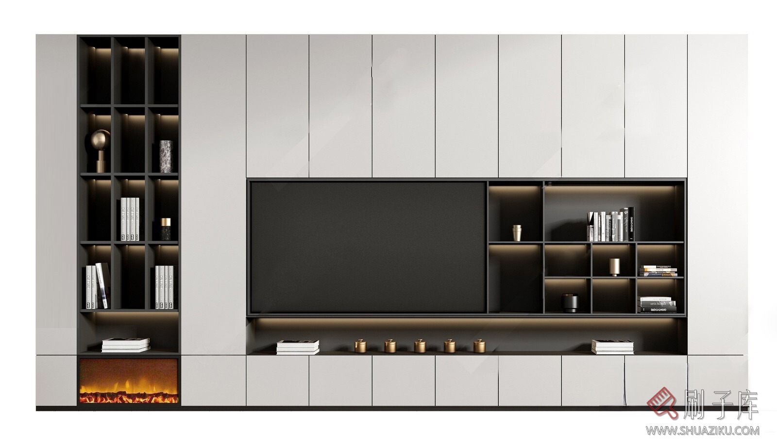图片[13]-SU电视墙模型-刷子库