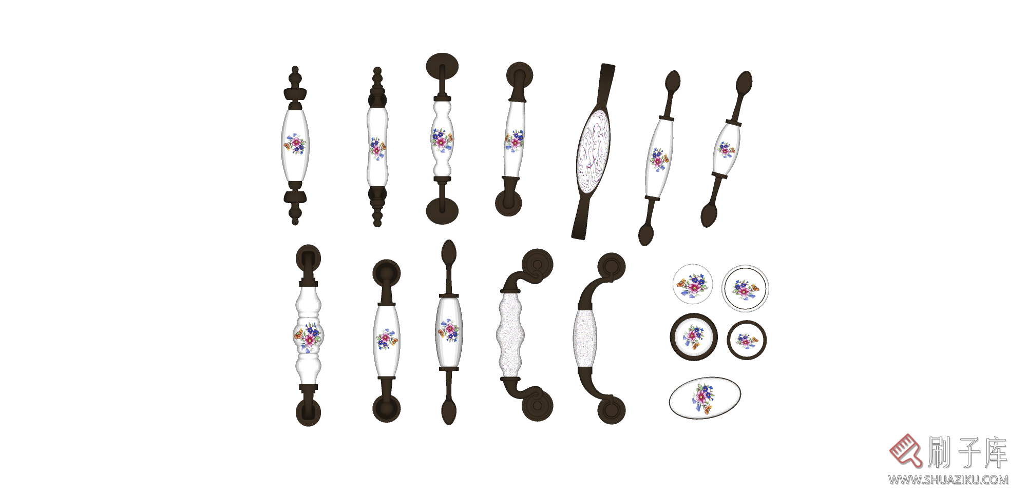 图片[4]-门锁门把手SU模型-刷子库