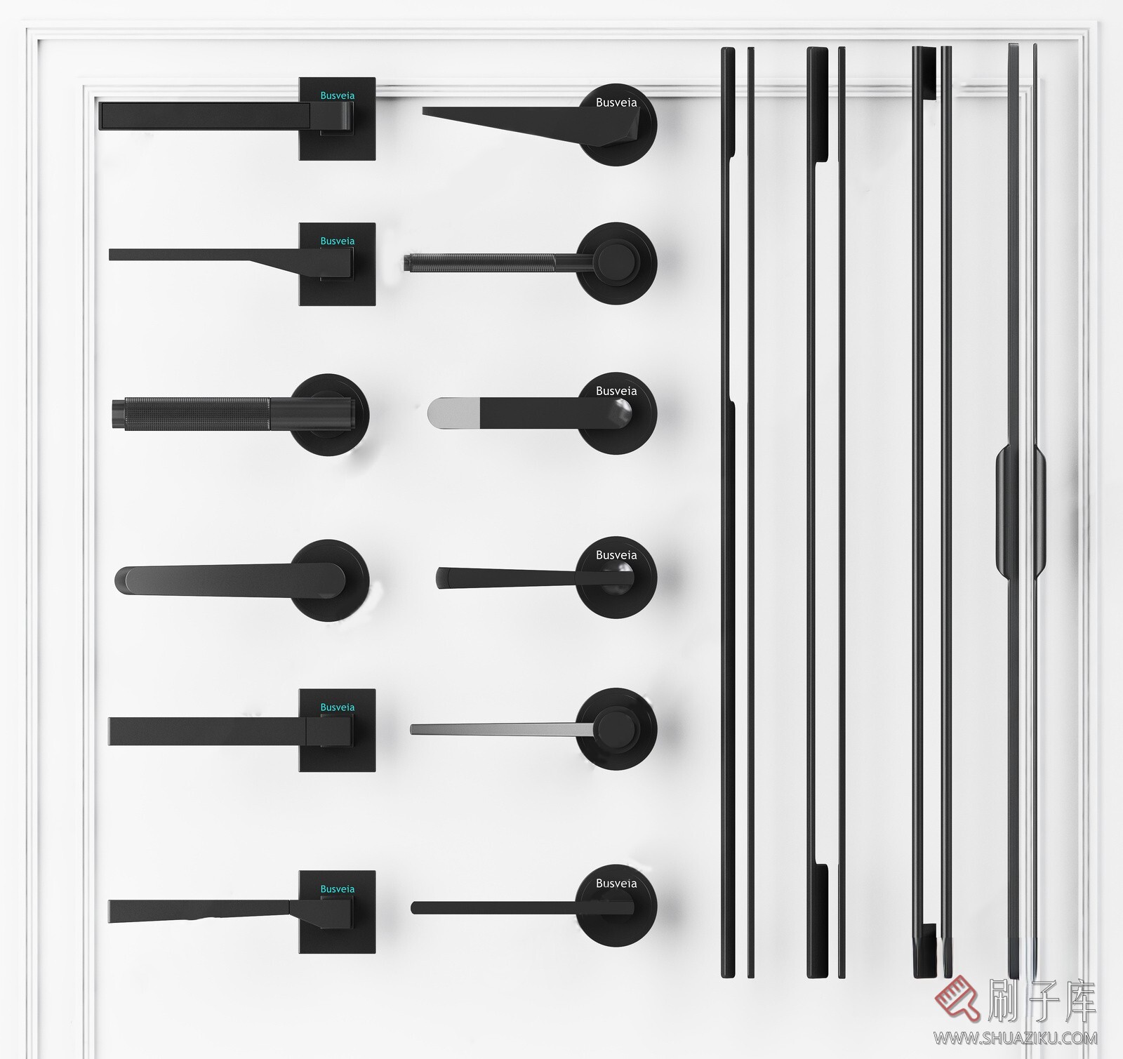 图片[5]-门锁门把手SU模型-刷子库