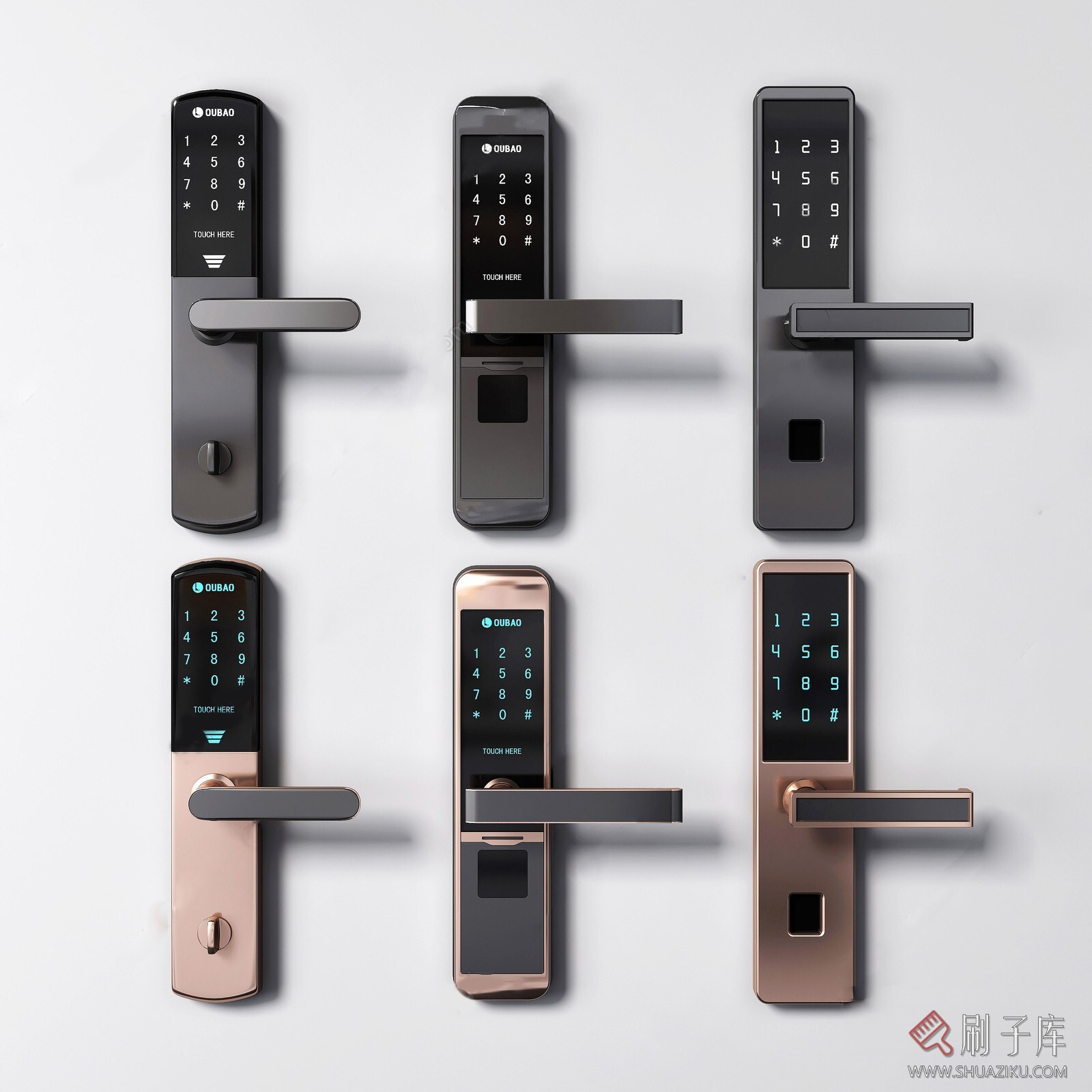 图片[12]-门锁门把手SU模型-刷子库