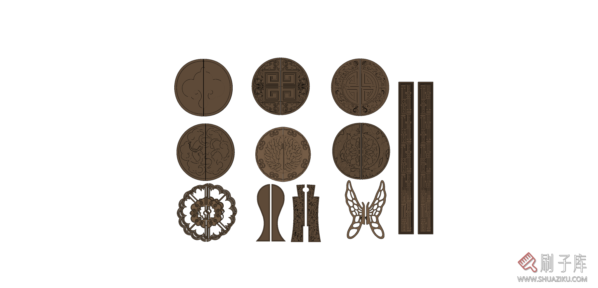 图片[16]-门锁门把手SU模型-刷子库