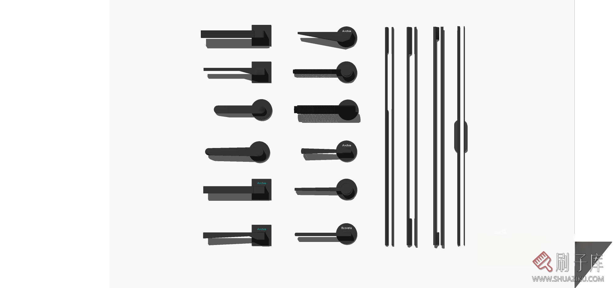 图片[18]-门锁门把手SU模型-刷子库