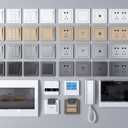 各种开关插座SU模型-刷子库