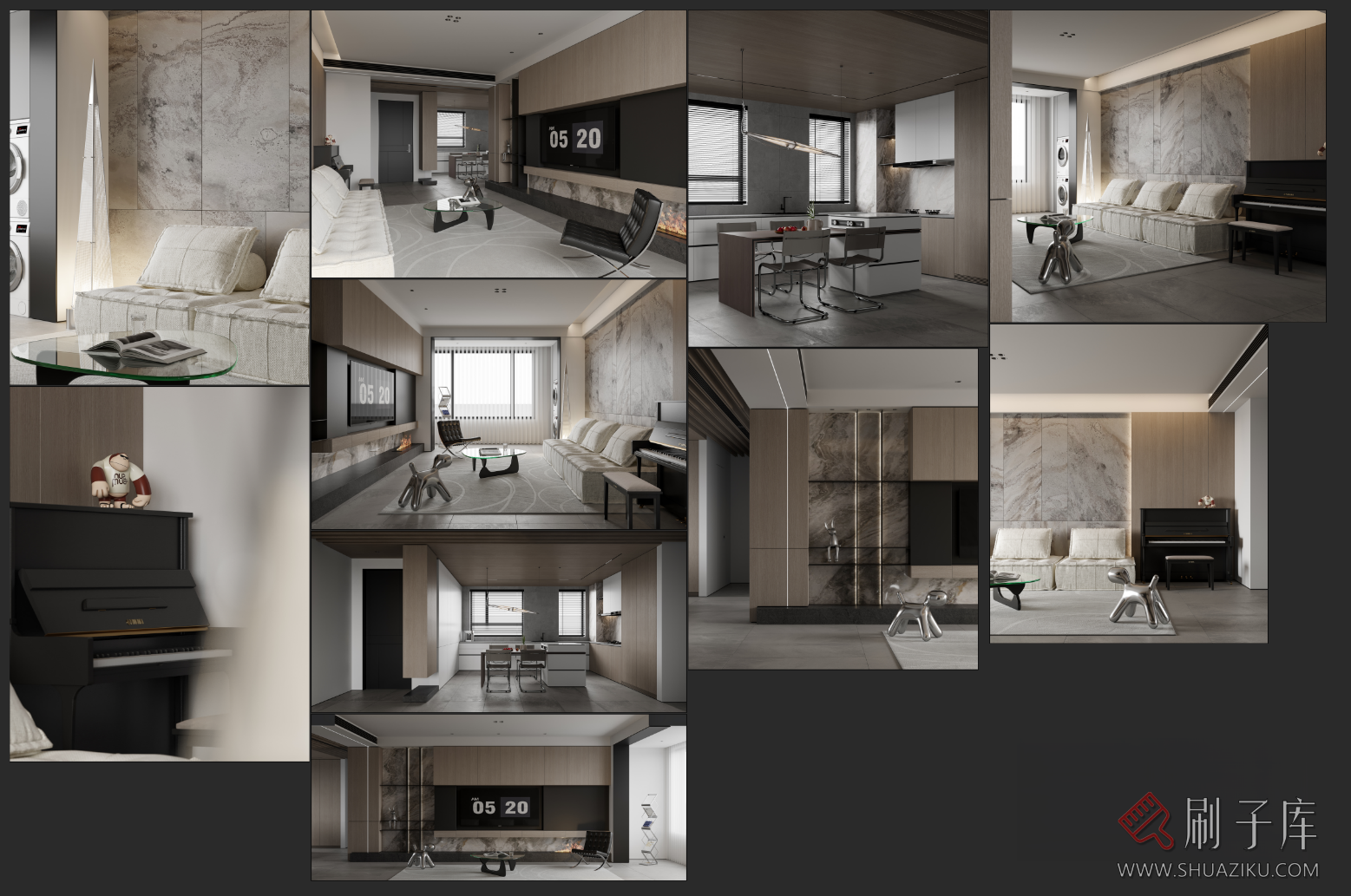 图片[8]-磊总写实场景3dmax模型9套-刷子库