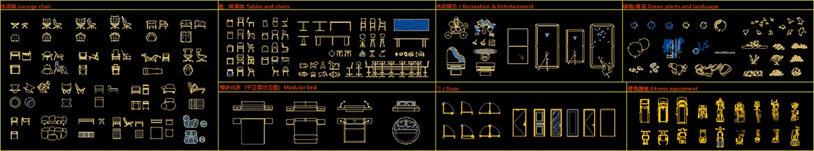 图片[1]-2023新款家具CAD动态图库-刷子库