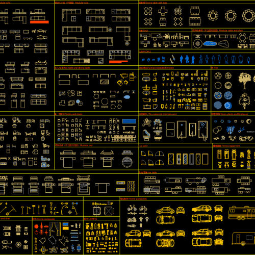 2023新款家具CAD动态图库-刷子库
