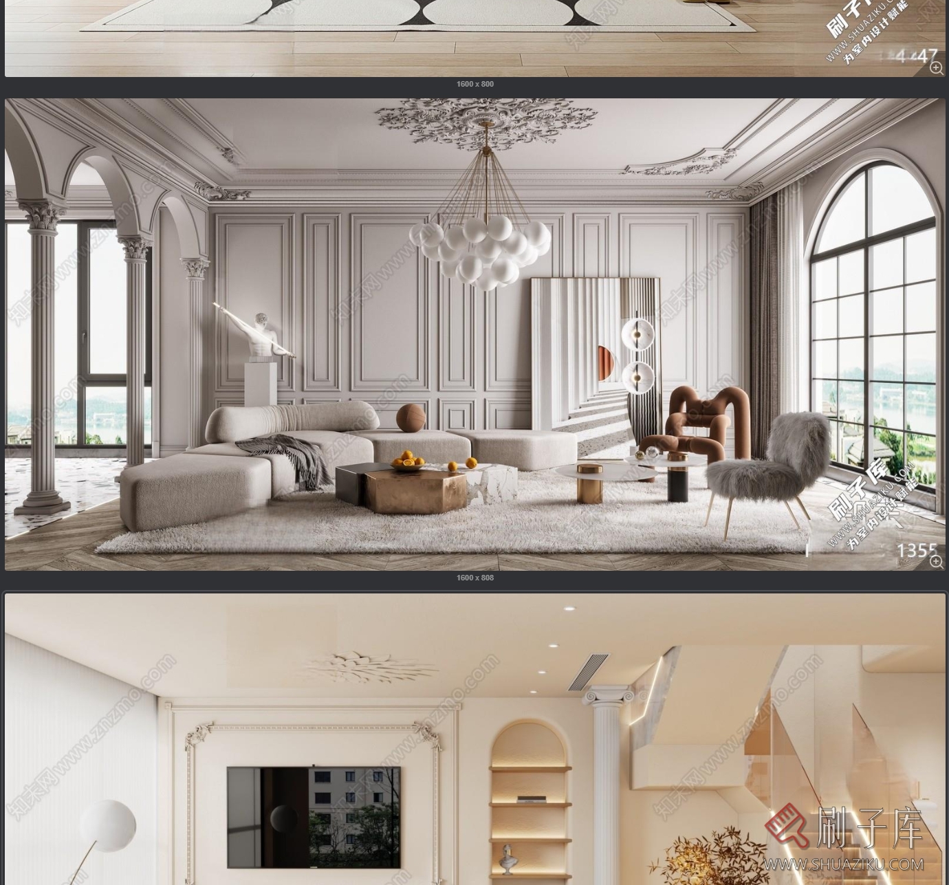 图片[2]-法式家装草图大师室内设计SU模型库-刷子库