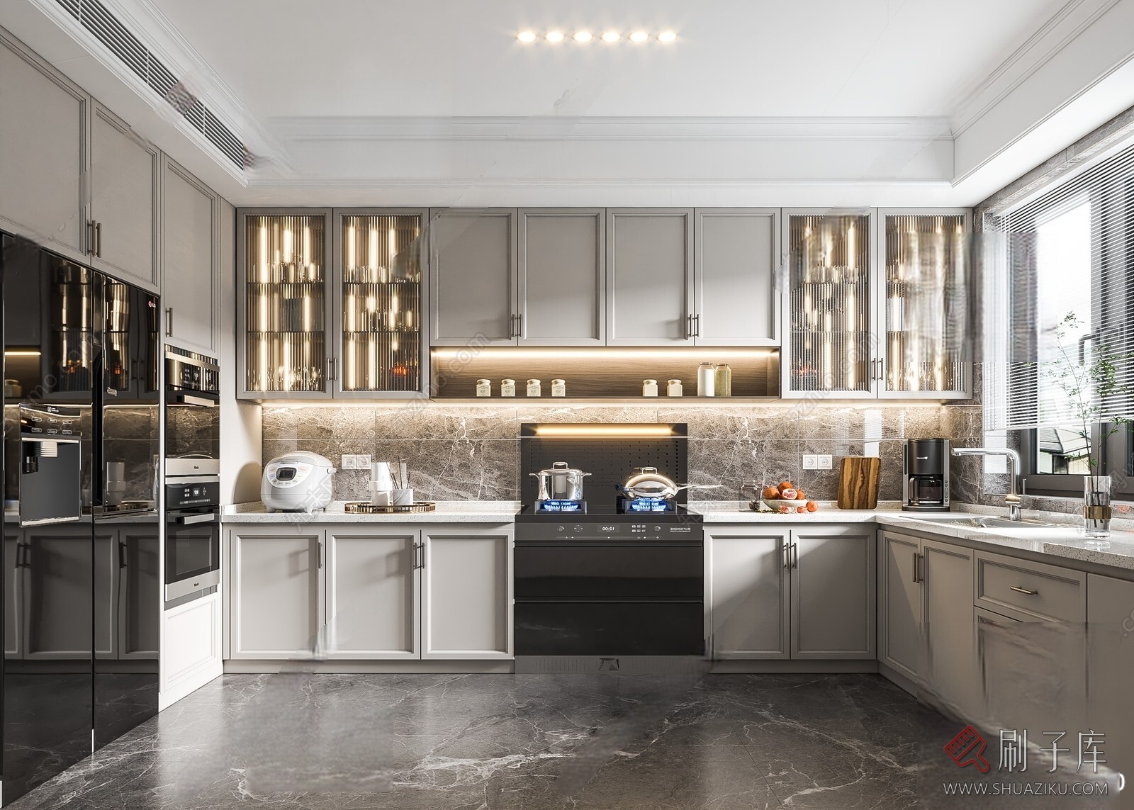 图片[2]-草图大师厨房橱柜SU模型库-45套-刷子库