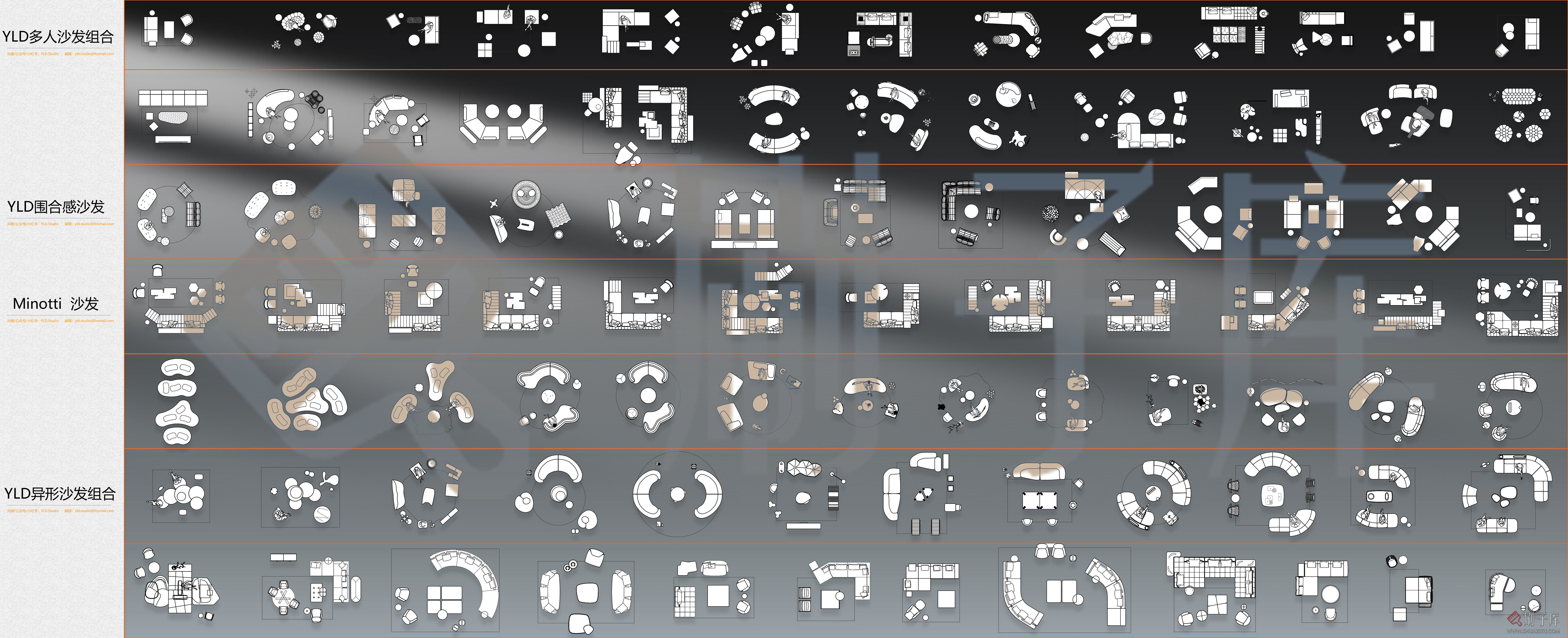 图片[3]-2023精选CAD户型优化专用平面图库-刷子库