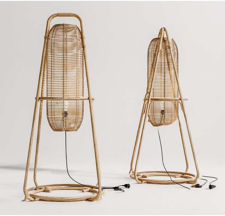 图片[9]-落地灯台灯SU模型库现代轻奢侘寂风奶油家装室内日式灯具草图大师-刷子库