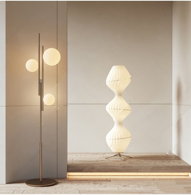 图片[13]-落地灯台灯SU模型库现代轻奢侘寂风奶油家装室内日式灯具草图大师-刷子库