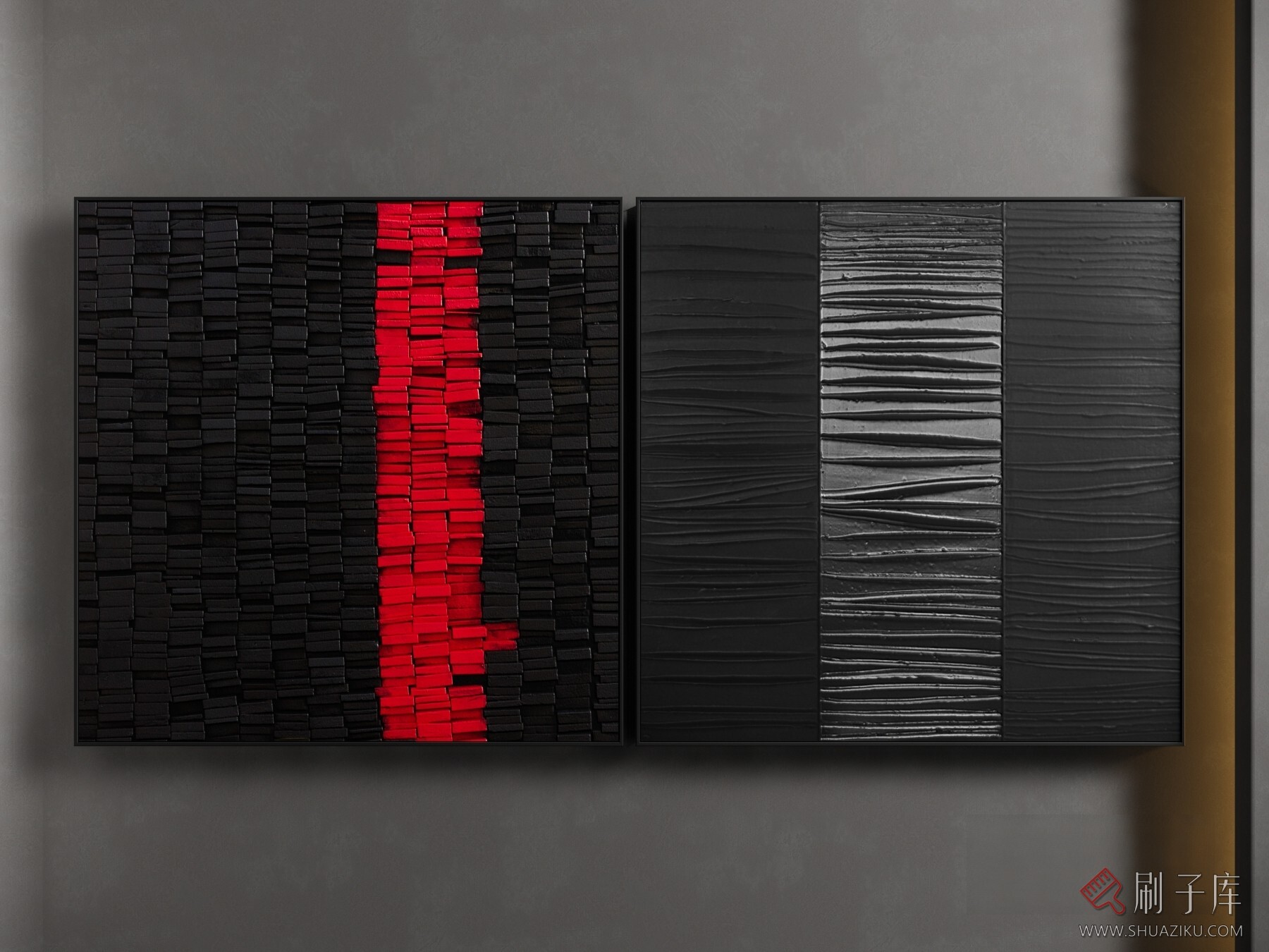 图片[3]-2023草图大师挂画模型Enscape材质-240幅-刷子库