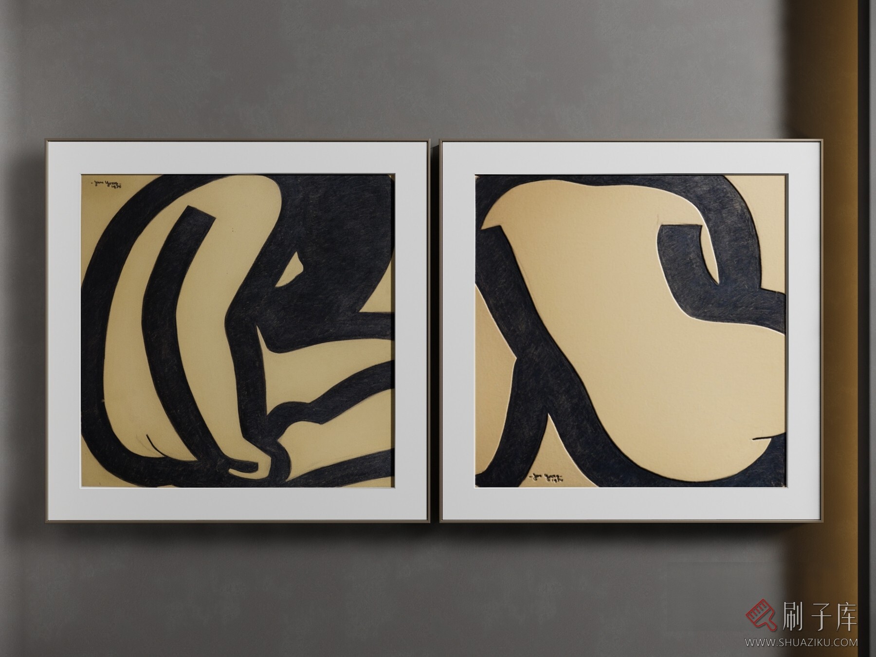 图片[5]-2023草图大师挂画模型Enscape材质-240幅-刷子库