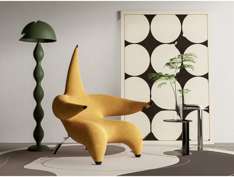 图片[7]-休闲椅客厅家具现代侘寂风单体椅子餐椅家装SU模型草图大师素材库-刷子库