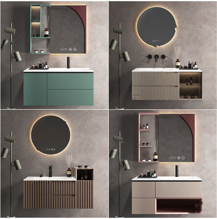 图片[3]-浴室柜子草图大师卫生间洗手台盆镜子卫浴现代奶油单体家装su模型-刷子库