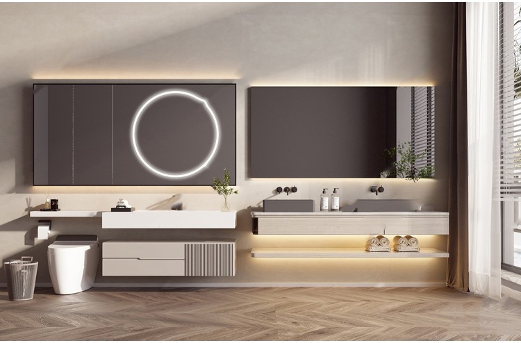 图片[6]-浴室柜子草图大师卫生间洗手台盆镜子卫浴现代奶油单体家装su模型-刷子库