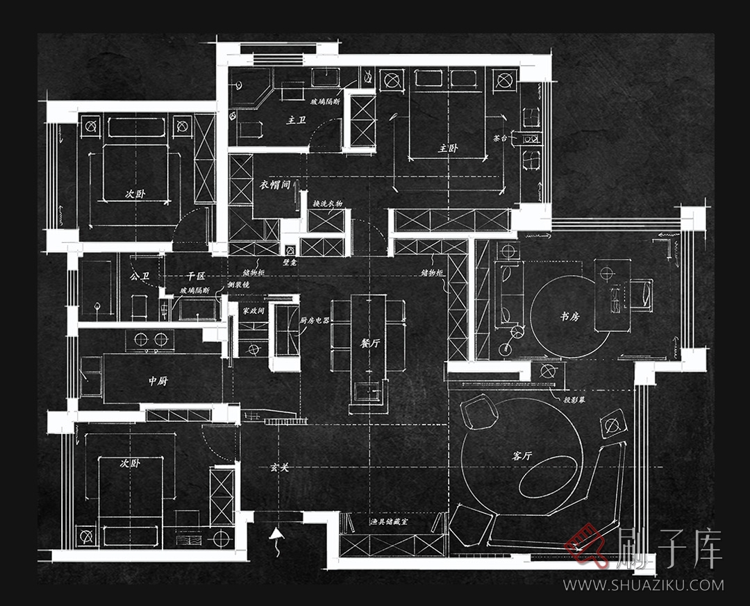 图片[9]-相同户型图改造66种不同设计方案-刷子库