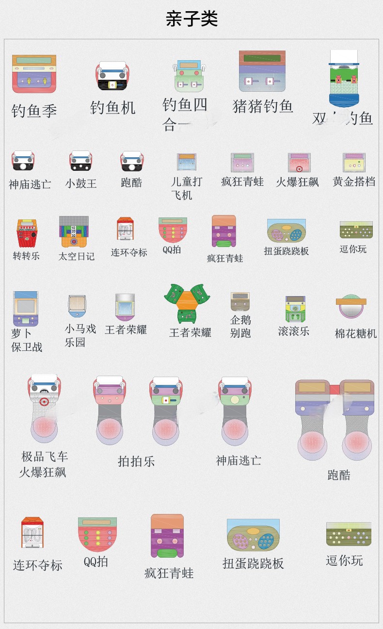 图片[5]-商业娱乐电玩游戏赛车射击乐园设备IP系列电玩城平面CAD图库模块-刷子库