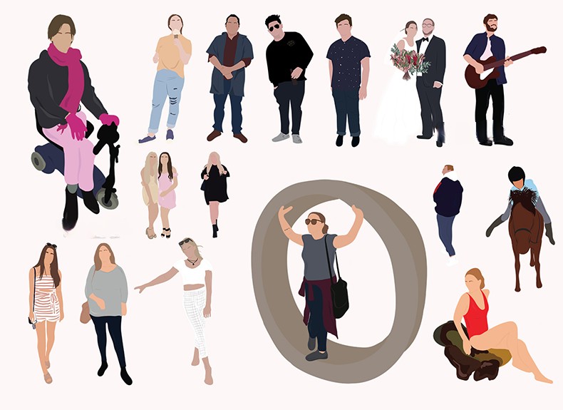 图片[4]-人物造型平面立面CAD图库图块站坐俯视人体工程设计素材运动线稿-刷子库